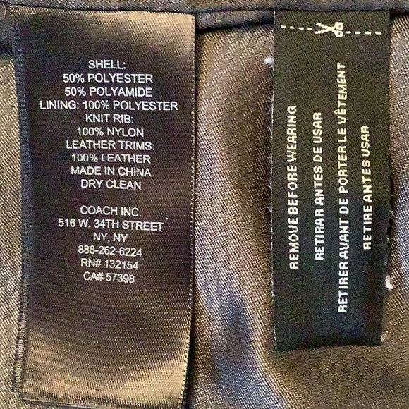 COACH Men’s Utility Jacket Size S Never Worn - Picture 6 of 8